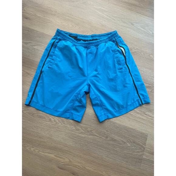 Lululemon Pace Breaker Shorts Mens Size Extra Large Blue dye Unlined 7" Gym - Picture 1 of 6